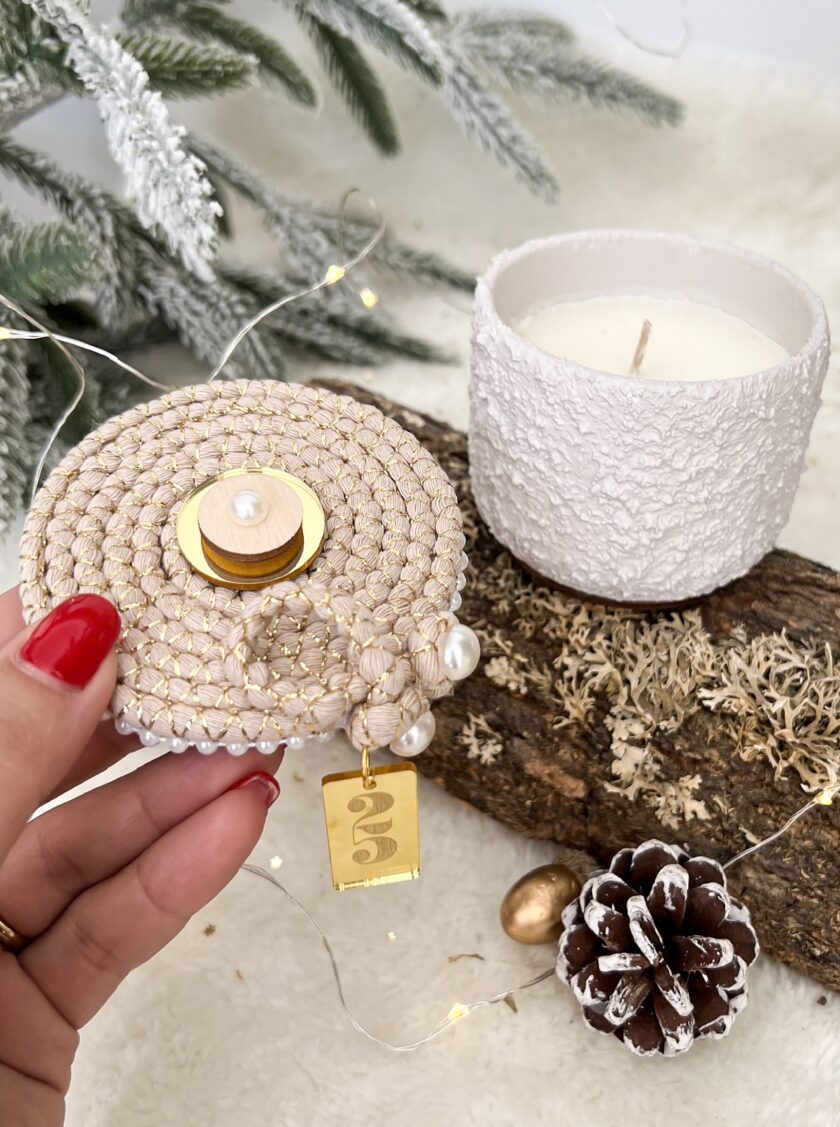 Κηροπήγιο Κεραμικό με Καπάκι Lux lovebyhands.gr