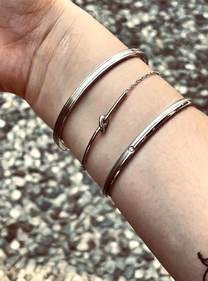 Silver Combo Bracelet lovebyhands.gr