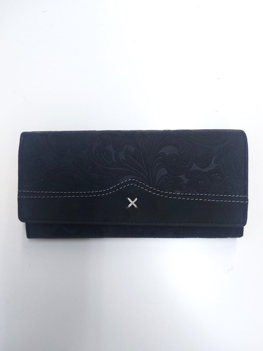 Leather Wallet - Black lovebyhands.gr