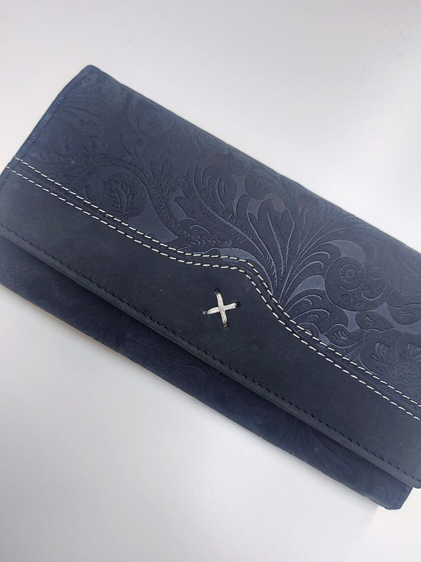 Leather Wallet - Black lovebyhands.gr
