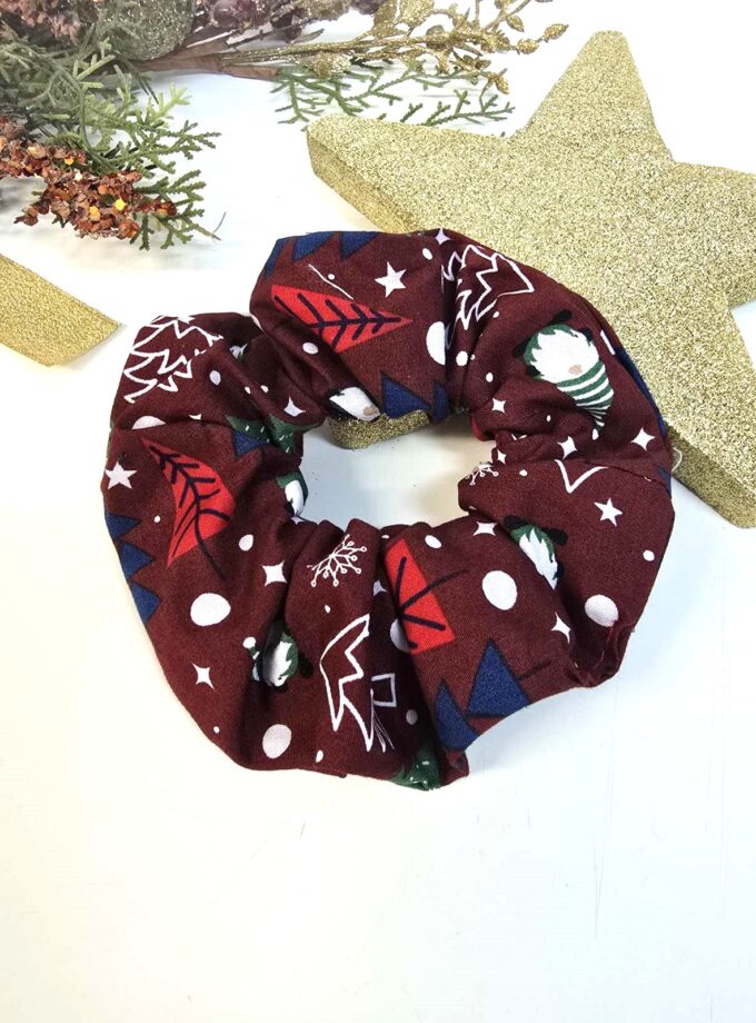 Christimas elf scrunchie lovebyhands.gr