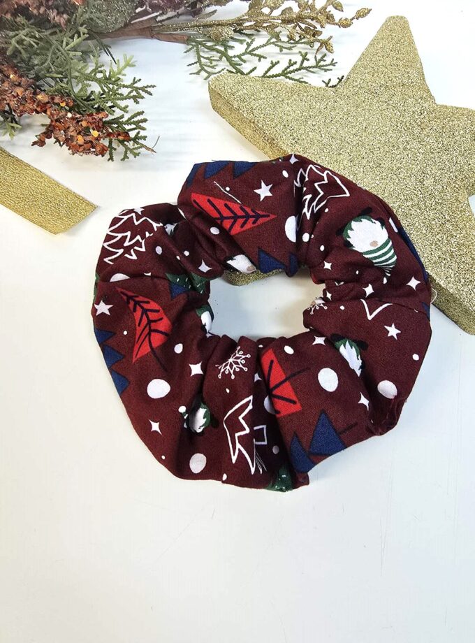 Christimas elf scrunchie lovebyhands.gr