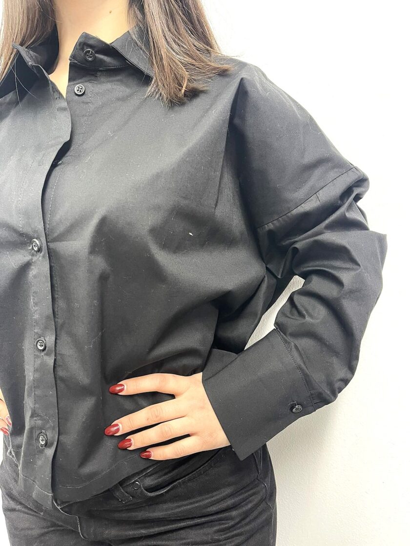 Basic Shirt – Μαύρο lovebyhands.gr