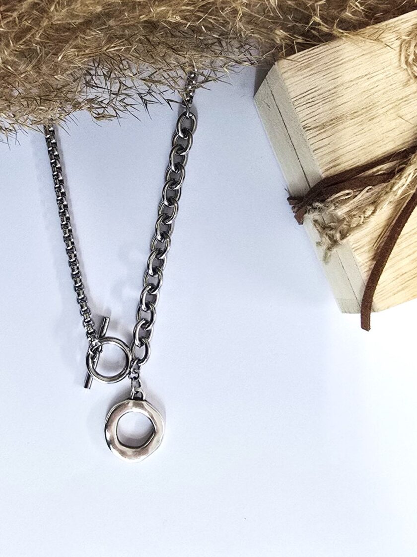 Silver Combo Necklaces lovebyhands.gr