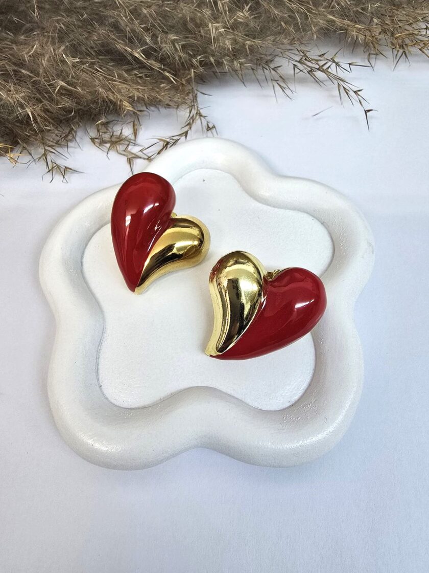 Double colour Heart lovebyhands.gr
