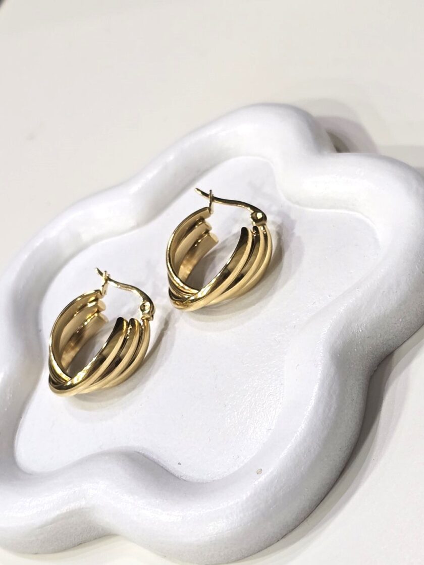 Gold Hoops lovebyhands.gr