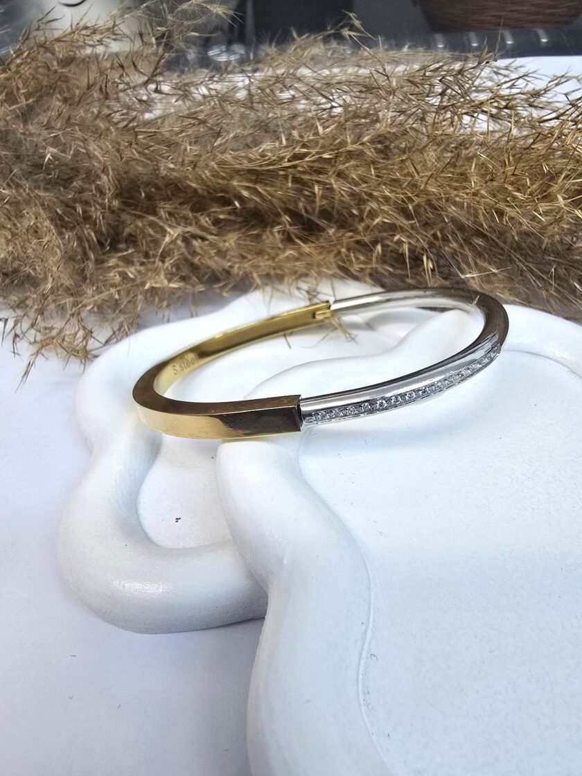 Double Colour Cuff lovebyhands.gr