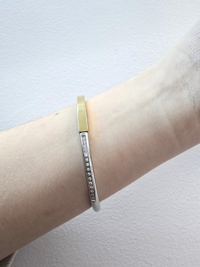 Double Colour Cuff lovebyhands.gr
