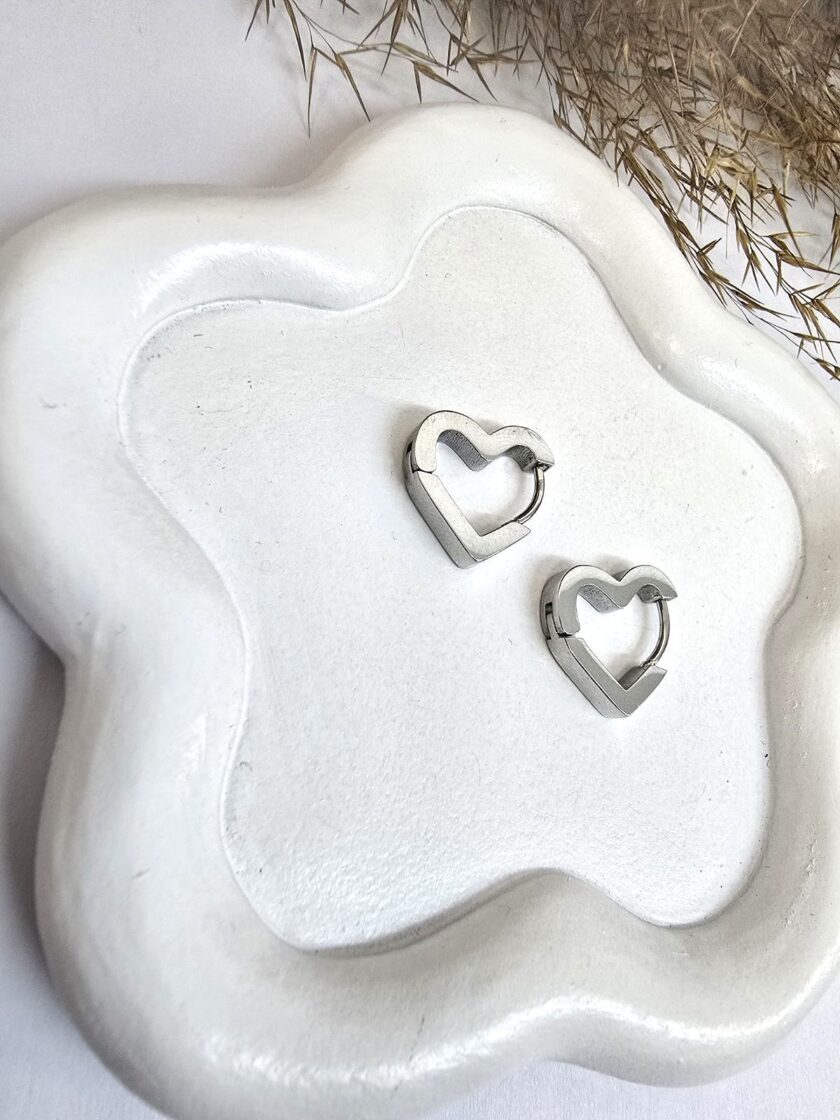 Silver Heart lovebyhands.gr
