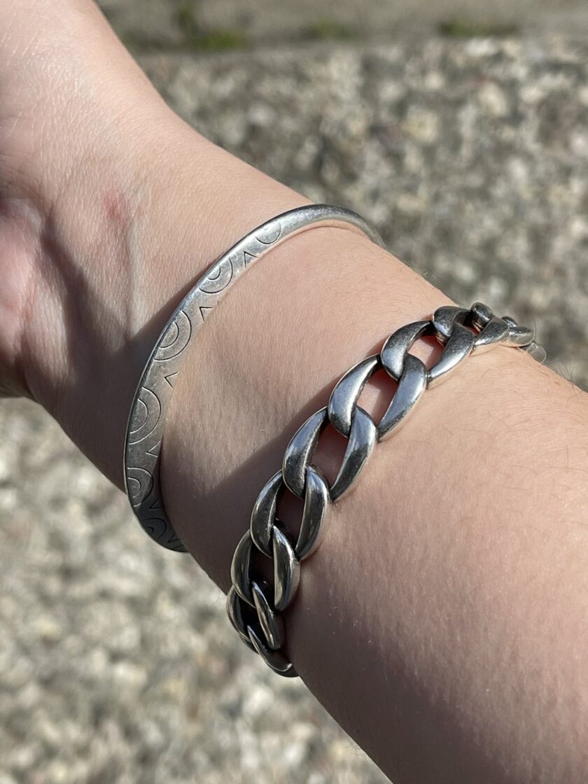 Silver Cuff Combo lovebyhands.gr