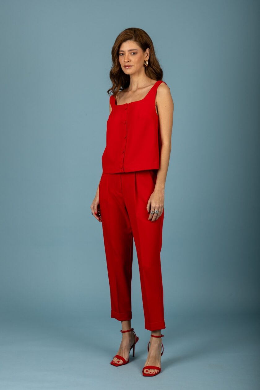 Mariano top - Red lovebyhands.gr