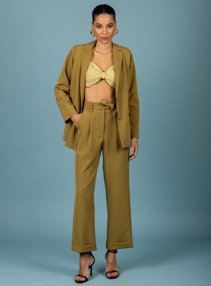 Connie pants - Olive lovebyhands.gr
