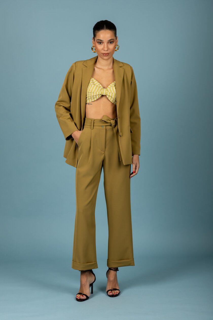 Connie pants - Olive lovebyhands.gr