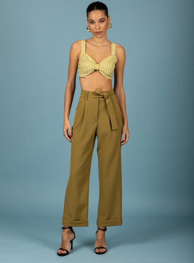 Connie pants - Olive lovebyhands.gr