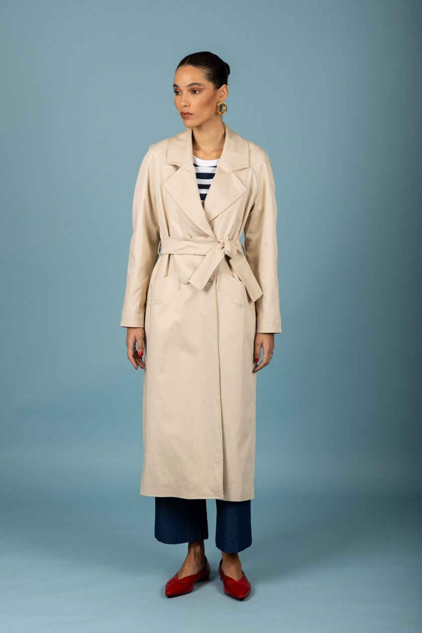 Kelvin gabardine coat - Vanilla lovebyhands.gr
