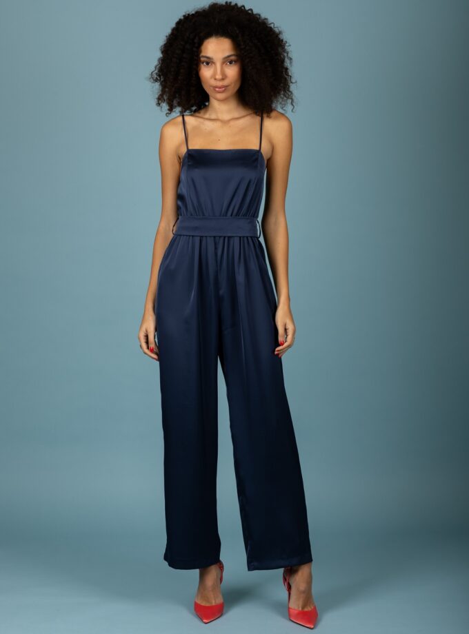 Cynthia jumpsuit - Blue lovebyhands.gr