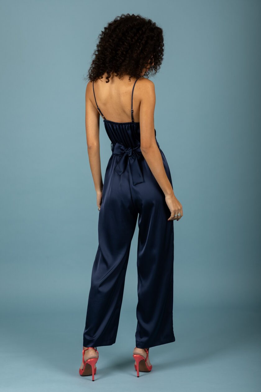 Cynthia jumpsuit - Blue lovebyhands.gr