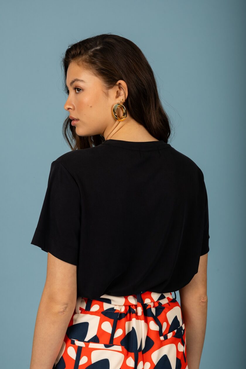 Valentina oversize top - Black lovebyhands.gr