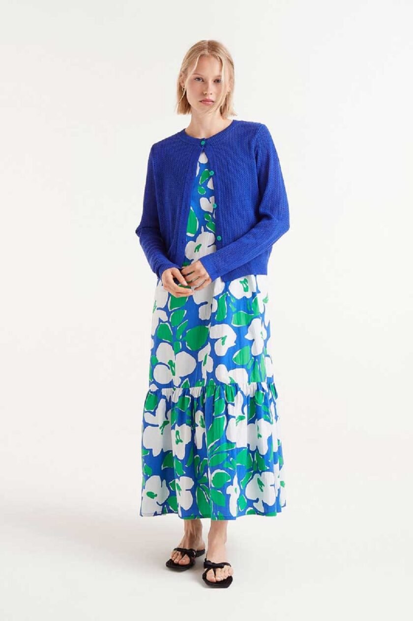 Blue Cardigan lovebyhands.gr