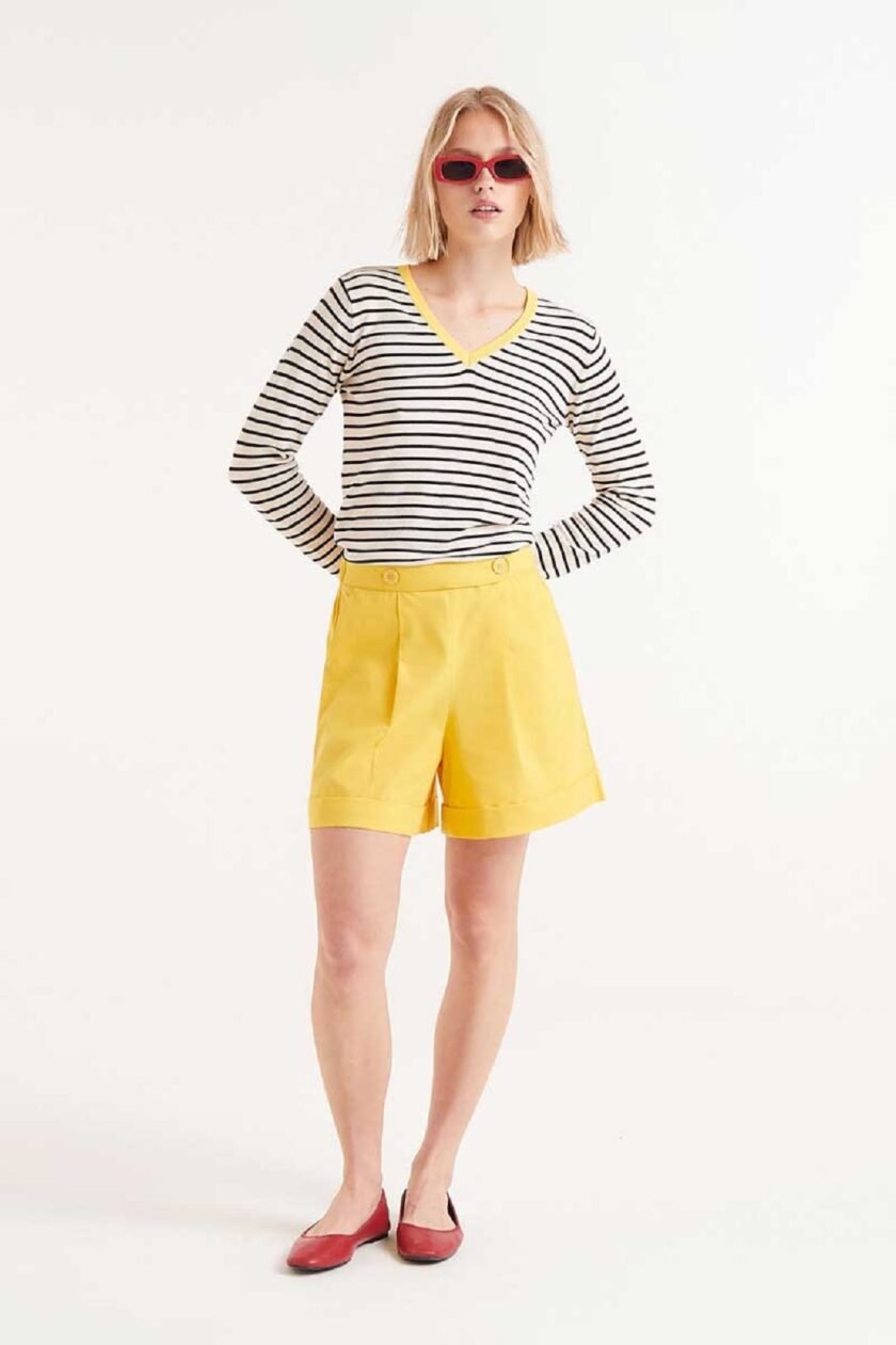 Jumper with stripes lovebyhands.gr