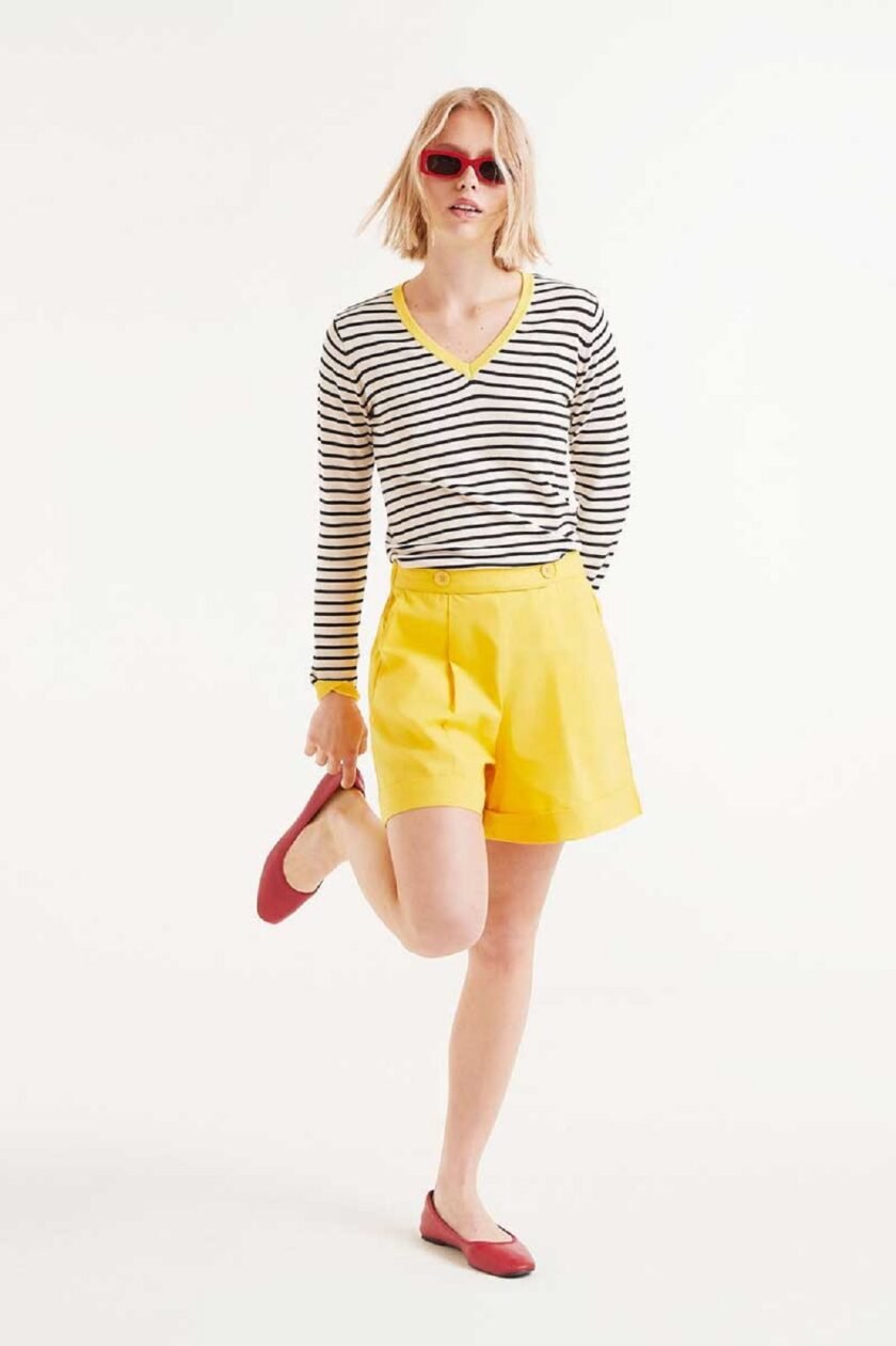 Jumper with stripes lovebyhands.gr