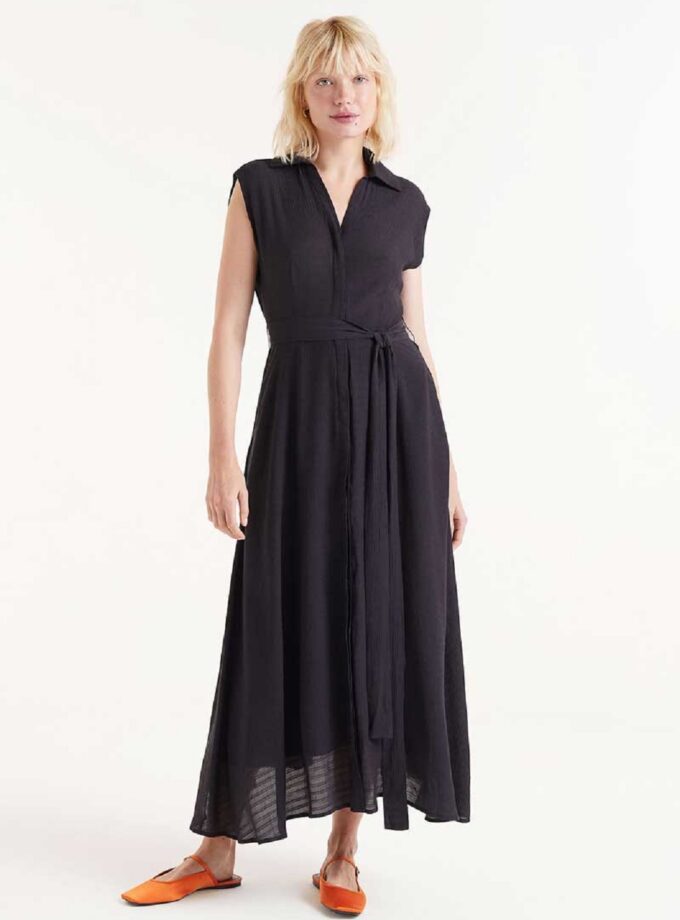 Black Long Dress lovebyhands.gr