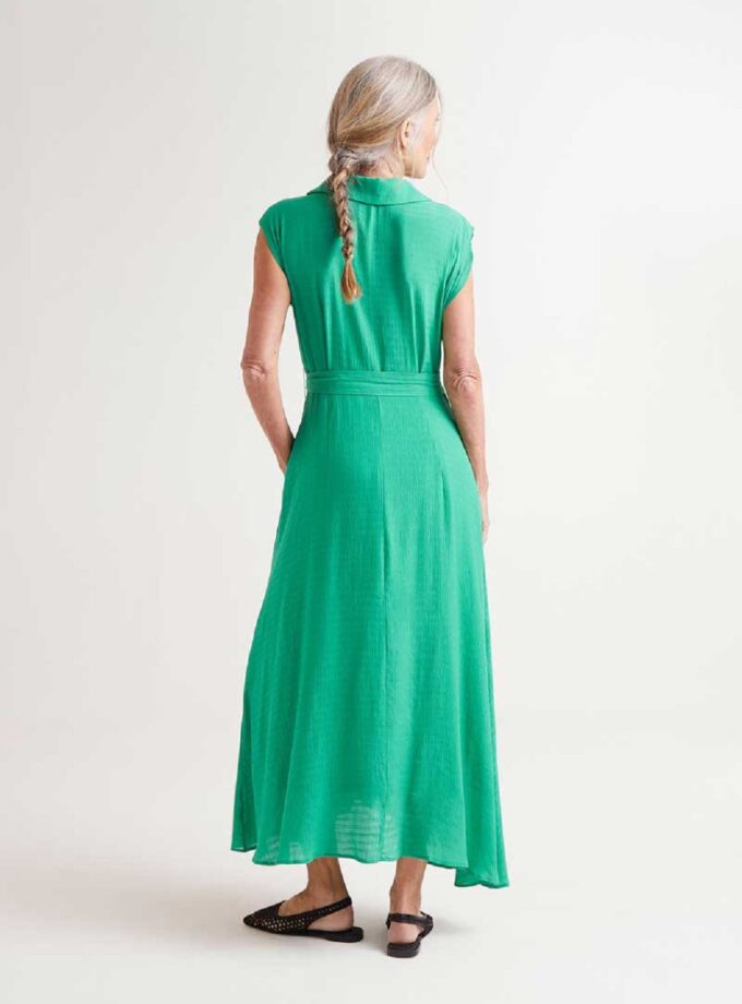 Green Long Dress lovebyhands.gr