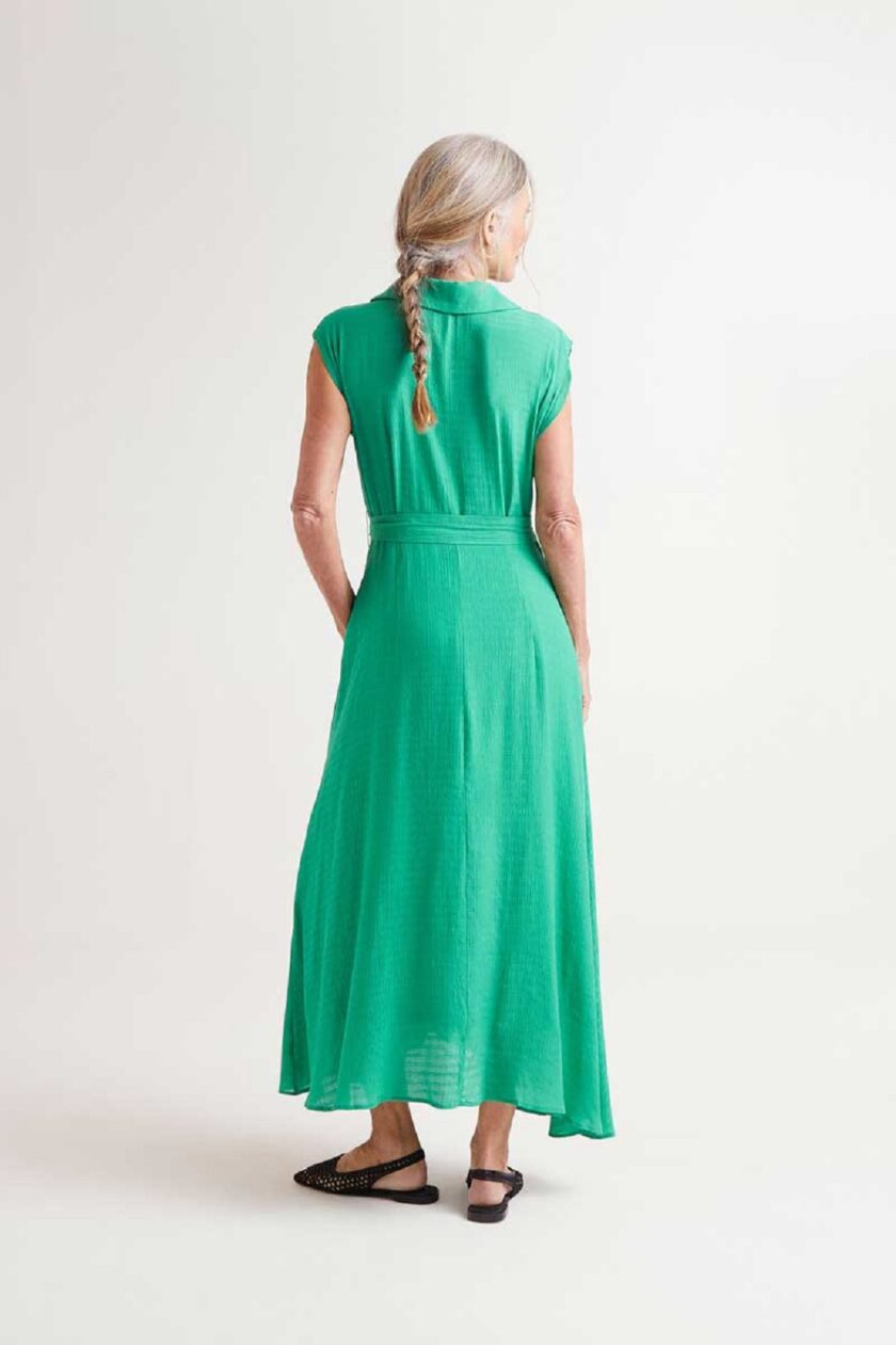 Green Long Dress lovebyhands.gr