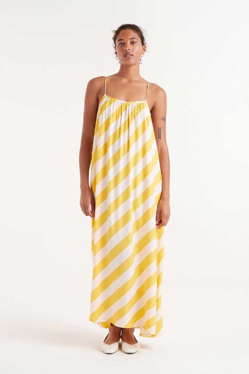 Lemon Pie Long Dress lovebyhands.gr