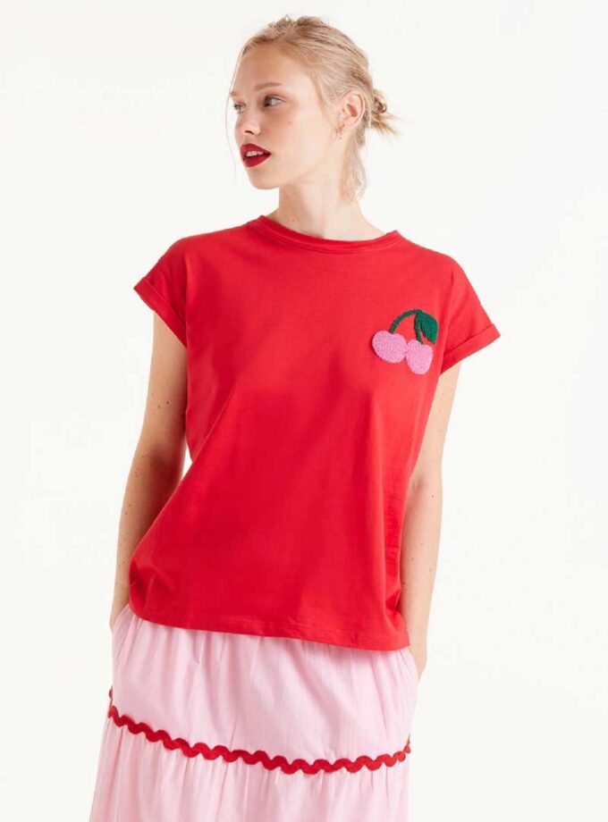 Red T-Shirt lovebyhands.gr