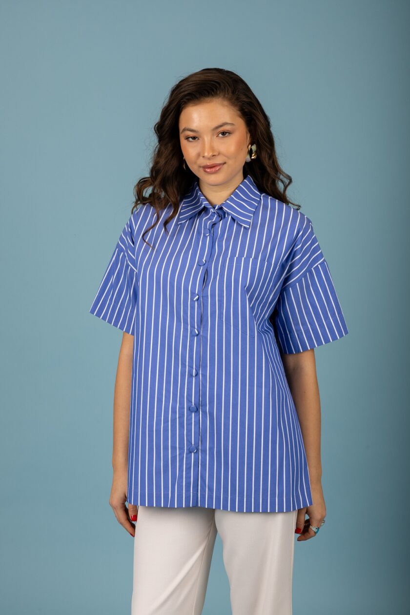 Benjamin oversize shirt - Denim lovebyhands.gr