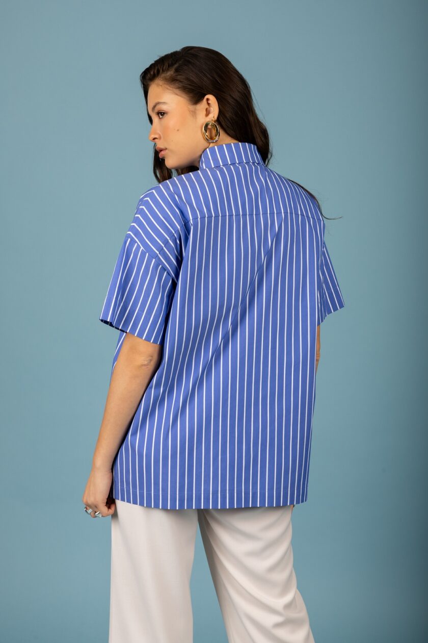 Benjamin oversize shirt - Denim lovebyhands.gr
