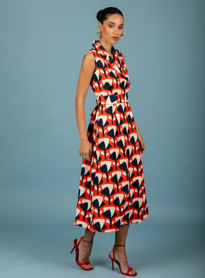 Bianca dress - Red lovebyhands.gr