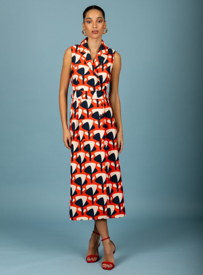 Bianca dress - Red lovebyhands.gr