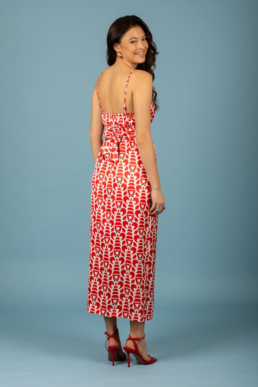 Agustin dress (Red) lovebyhands.gr