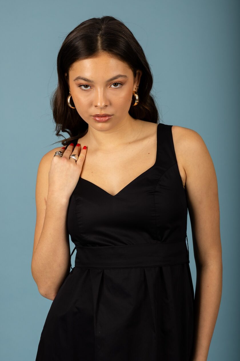Fernando dress - Black lovebyhands.gr