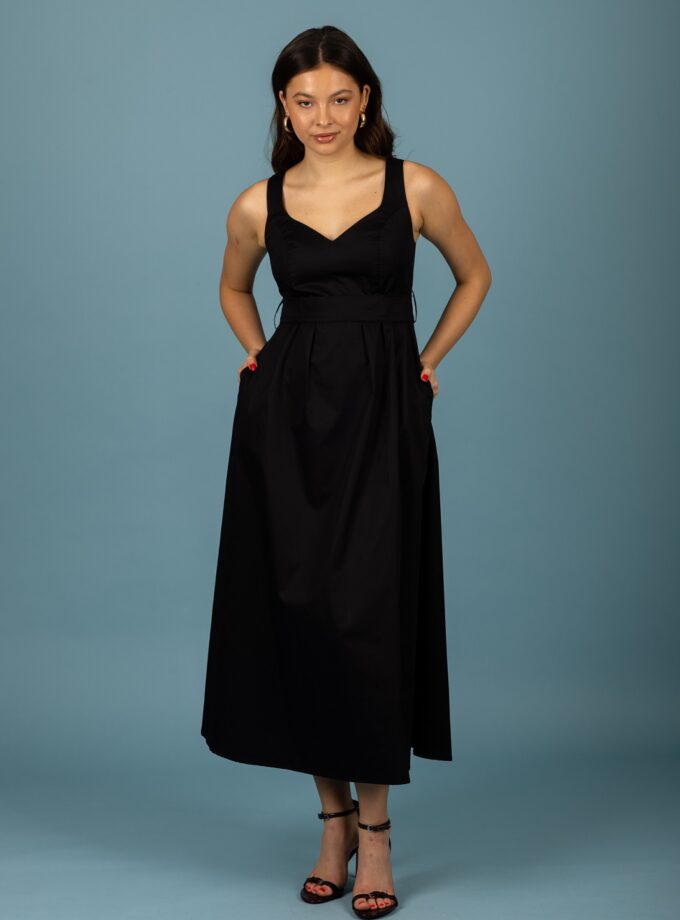 Fernando dress - Black lovebyhands.gr