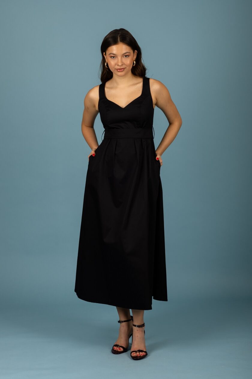 Fernando dress - Black lovebyhands.gr