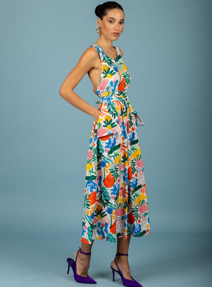 Aurora open back dress lovebyhands.gr