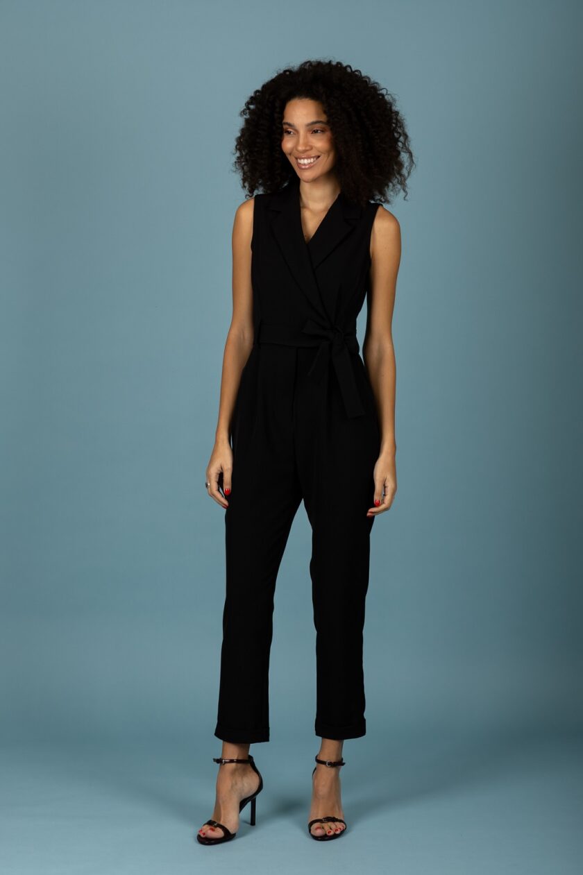 Connie jumpsuit - Black lovebyhands.gr