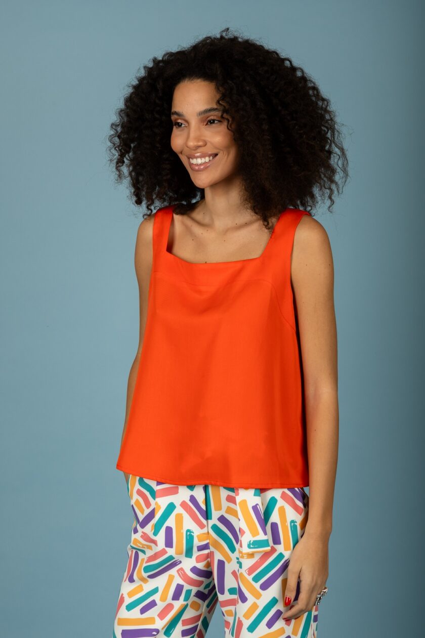 Erin top - Coral lovebyhands.gr