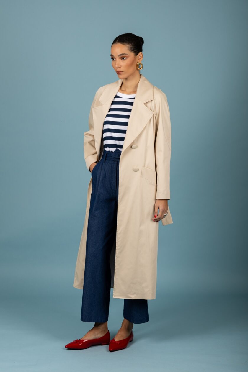 Kelvin gabardine coat - Vanilla lovebyhands.gr