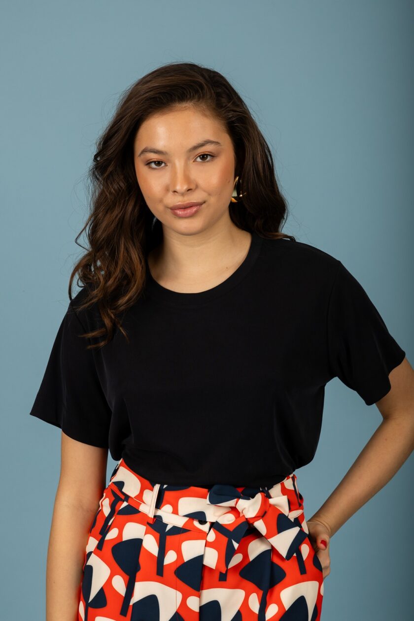 Valentina oversize top - Black lovebyhands.gr