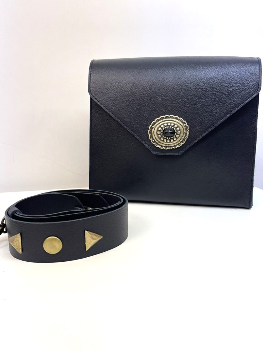 Danae Bag - Black & Bronze lovebyhands.gr