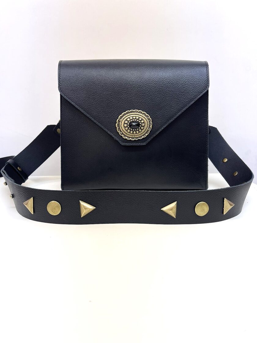 Danae Bag - Black & Bronze lovebyhands.gr