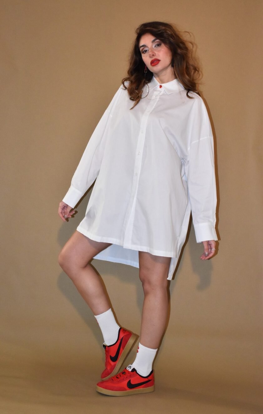 Boyfriend Shirt - White lovebyhands.gr