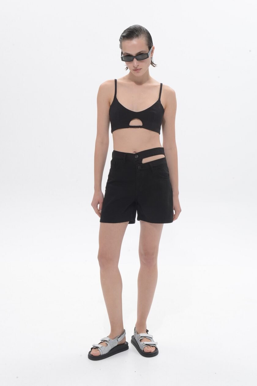 Brenda Double Beld - Black lovebyhands.gr