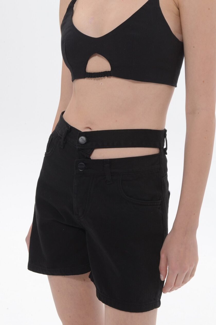 Brenda Double Beld - Black lovebyhands.gr