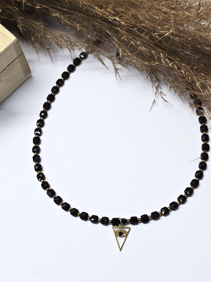 Small Eye Necklace lovebyhands.gr