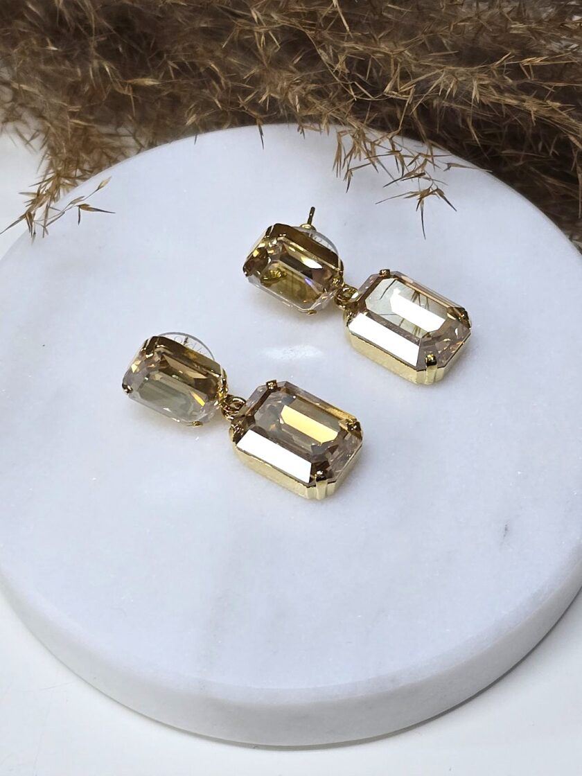 Iokasti Earrings - Gold lovebyhands.gr